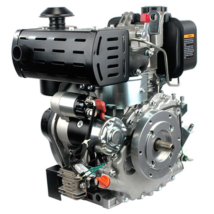 Motore Loncin avv. Elettrico con Albero Conico per Motocoltivatori 227cc Diesel