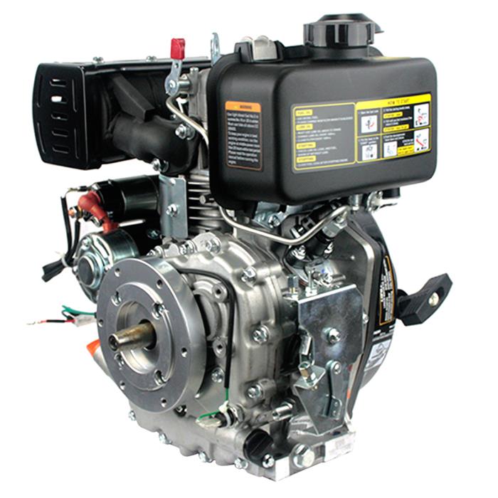Motore Loncin avv. Elettrico con Albero Conico per Motocoltivatori 227cc Diesel
