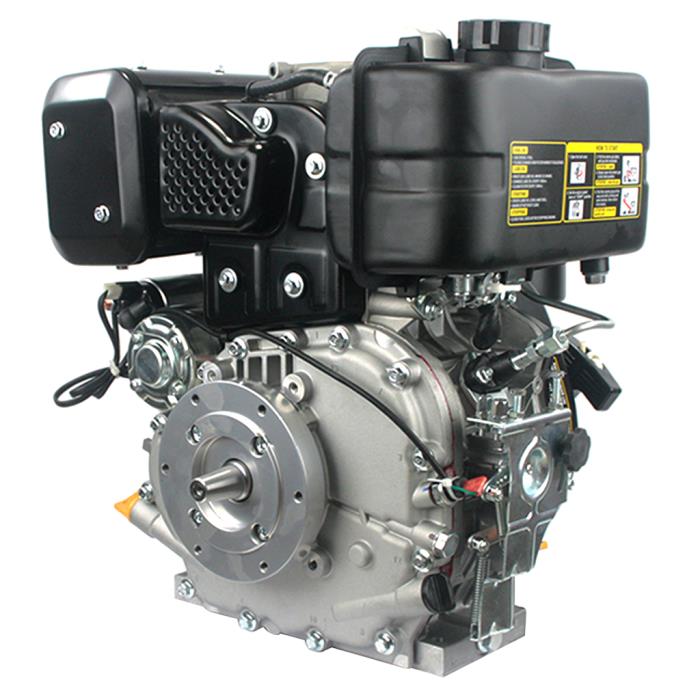 Motore Loncin avv. Elettrico con Albero Conico per Motocoltivatori 349cc Diesel