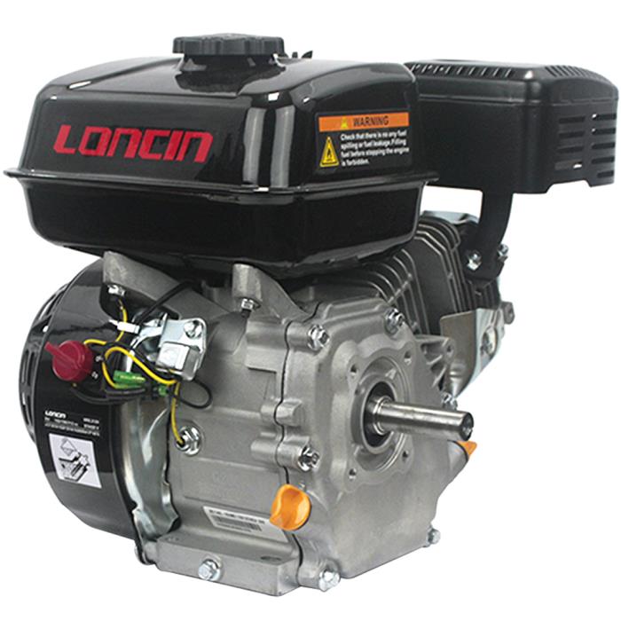 Motore Loncin avv.strappo con Albero Cilindrico per Generatori 196cc Benzina