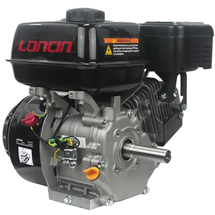 Motore Loncin avv.strappo con Albero Cilindrico per Generatori 252cc Benzina