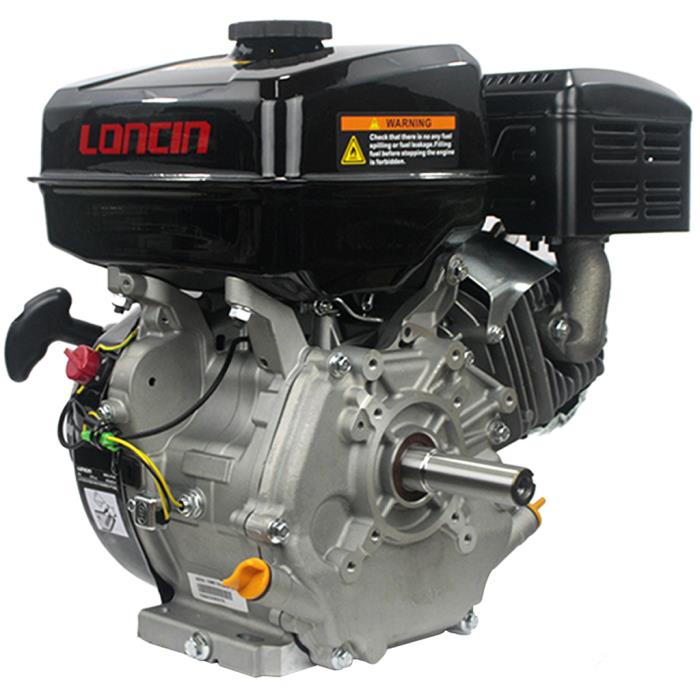 Motore Loncin avv.strappo con Albero Cilindrico per Generatori 270cc Benzina