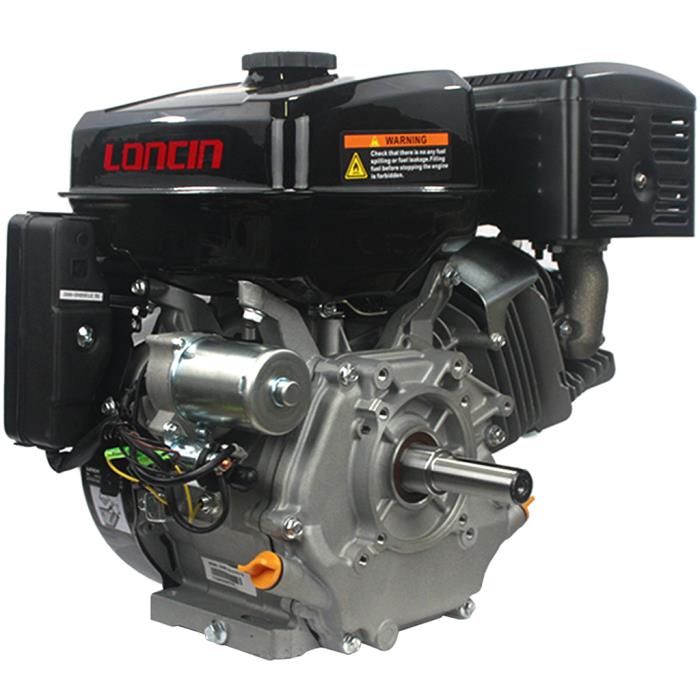 Motore Loncin avv.Elettrico con Albero Cilindrico per Generatori 420cc Benzina
