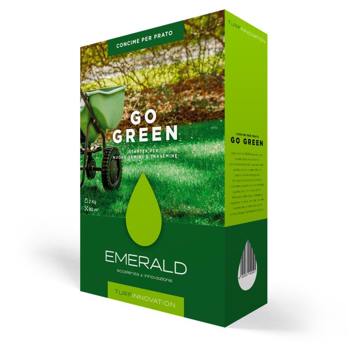 Concime d'impianto ad azoto a lenta cessione GO GREEN 14-28-10 EmeraldGreen