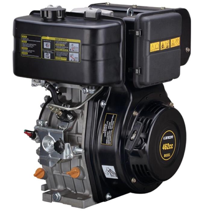 Motore Loncin avv.strappo Albero Cilindrico per Motozappe/Generatori 462cc