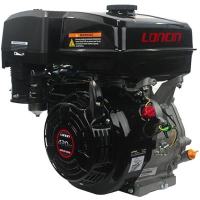 Motore Loncin avv.Strappo con Albero Cilindrico per Generatori 420cc Benzina