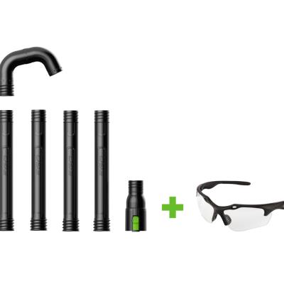 Kit tubi pulizia grondaie e occhiali AGC1001 per soffiatori LB5300-5800 Egopower