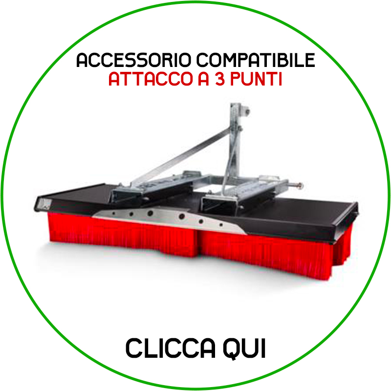 attacco 3 punti spazzolatrice actisweep