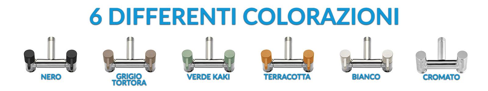 colorazioni rubinetti colortap aquapoint Eco Double T