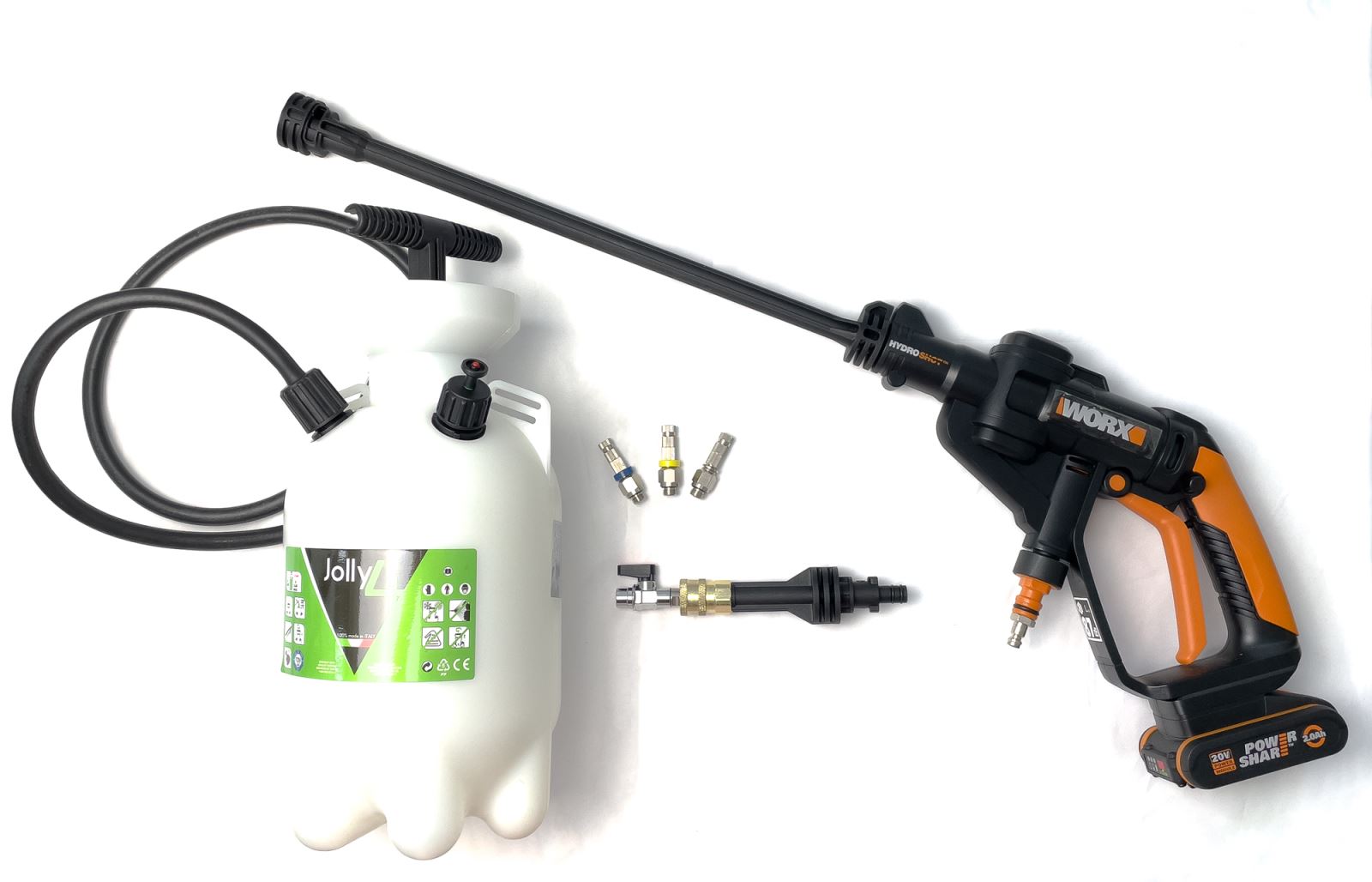 Nebulizzatore ATOM-GUN4 kit con Idropulitrice hydroshot Worx