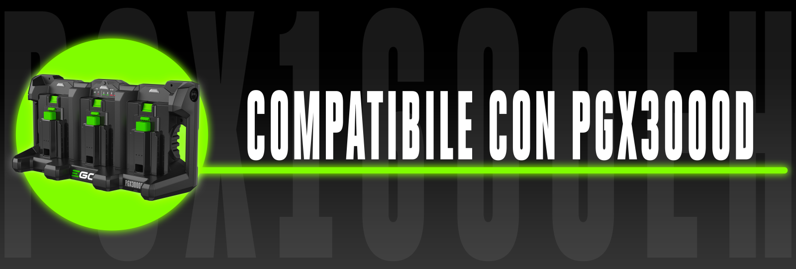 compatibilità pgx1600eh con pgx3000d egopower
