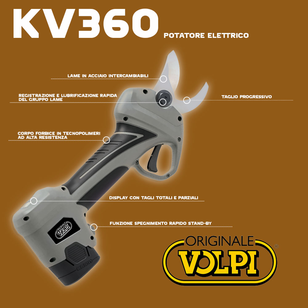 potatore elettronico kv360 volpi