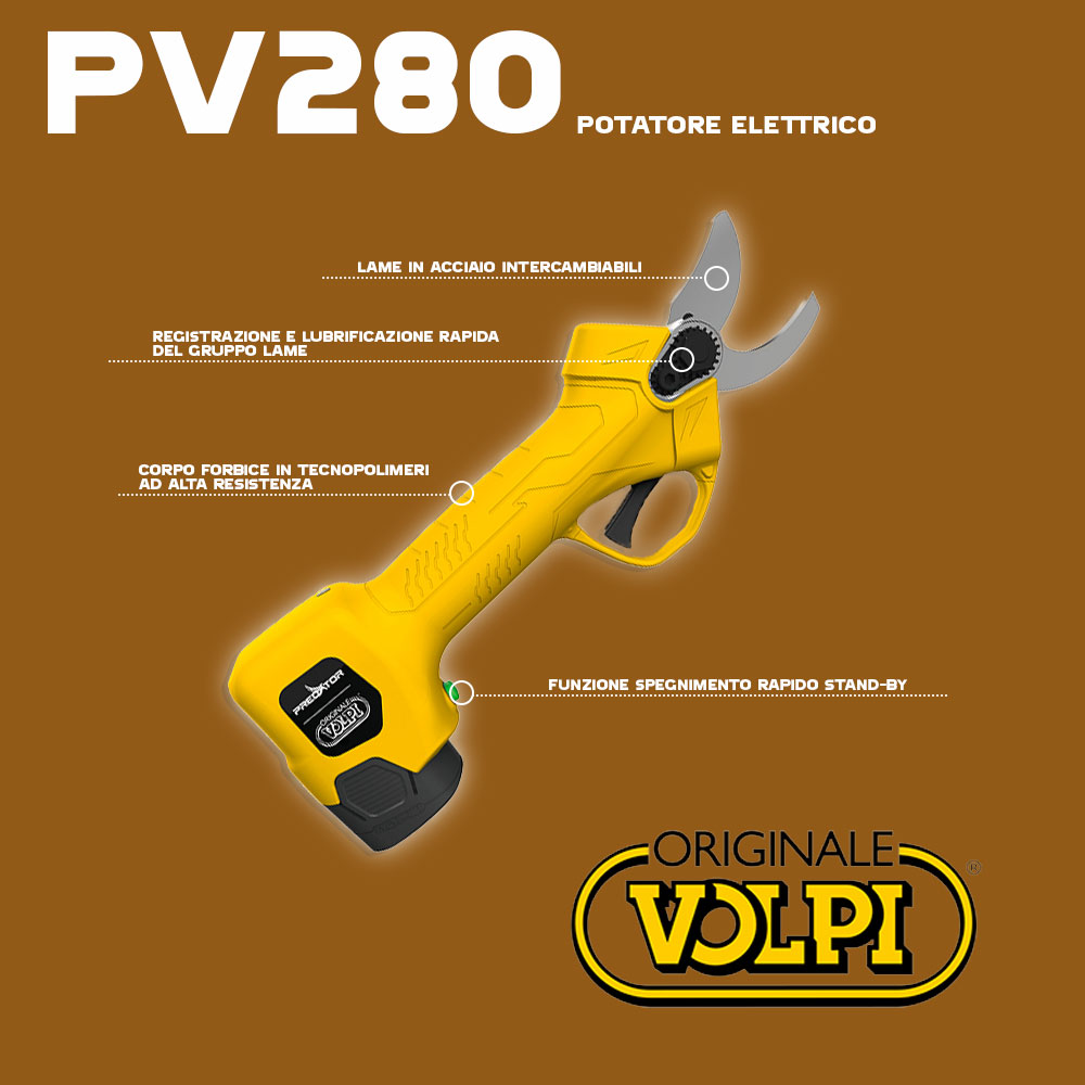 Potatore elettrico volpi vp280