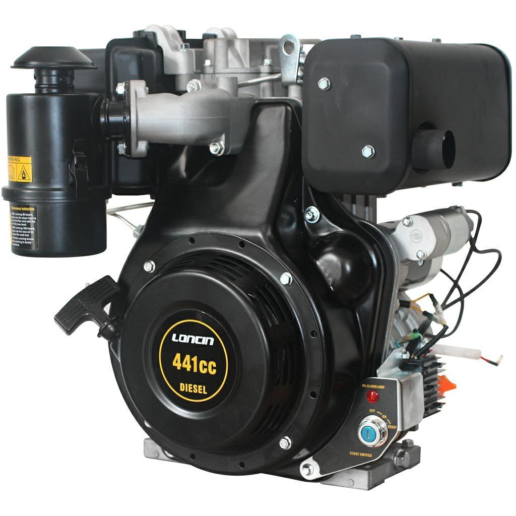 Motore LONCIN 4T 252cc, Albero Conico 23mm, Avviamento Manuale, Per Lombardini, ACME, INTERMOTOR - 6